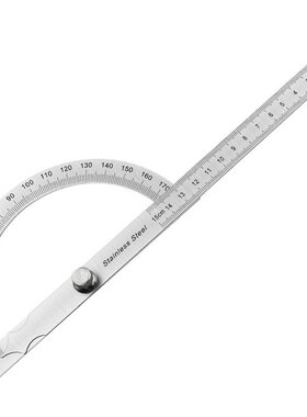 180 Degree Adjustable Semicircle Protractor 150mm Adjustable