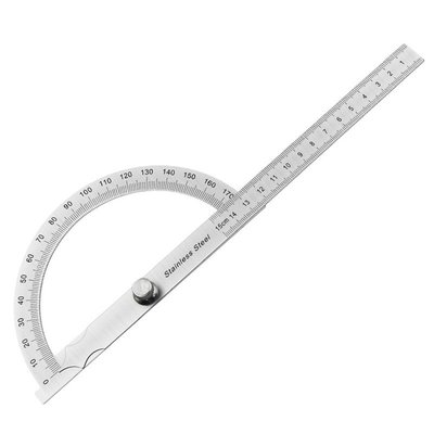 180 Degree Adjustable Semicircle Protractor 150mm Adjustable
