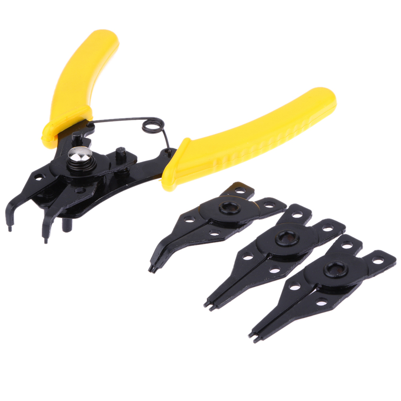 4 in 1 Snap Ring Pliers Plier Set DIY Circlip Combination Re