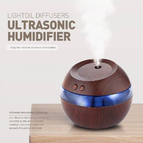 USB Essential Oil Diffuser Ultrasonic Humidifier With Blue L