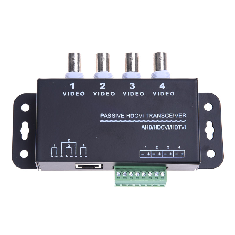 cctv 4 channel bnc to utp rj45 balun camera dvr video transm