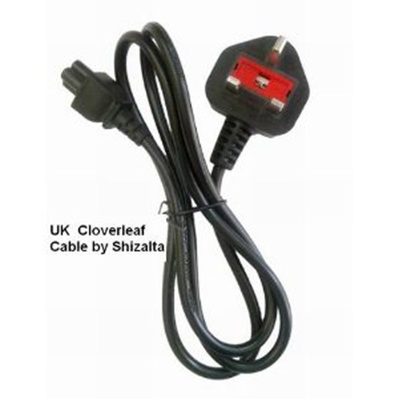 3 Pin Mains C5 Clover Leaf Power Cord Mickey Mouse Cable Le