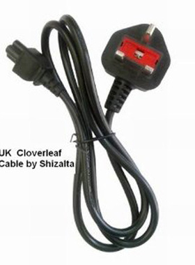 3 Pin Mains C5 Clover Leaf Power Cord Mickey Mouse Cable Le