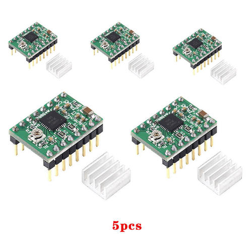 5 Pcs A4988 Stepper Motor Driver Module 3D Printer Polulu St