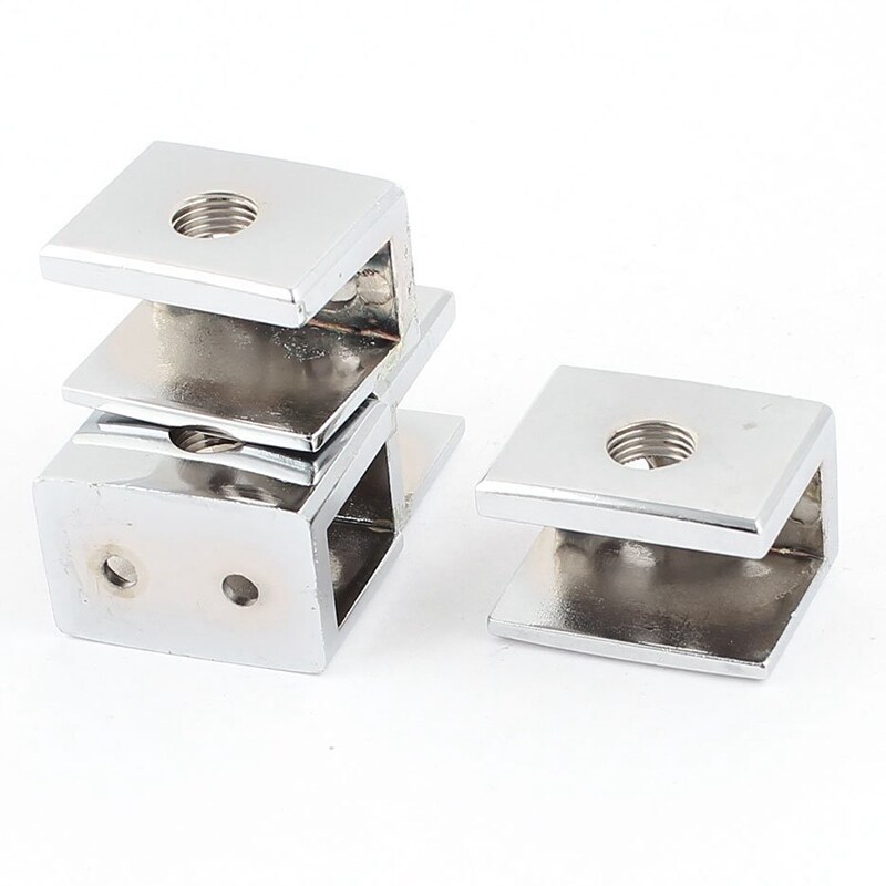 4 pieces square shape clothespin clamp holder for 10-12mm gl