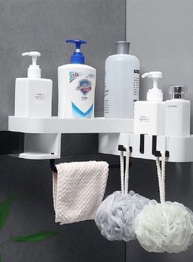 Wall Mounted Corner Shower Shelf Kitchen Storage Rack