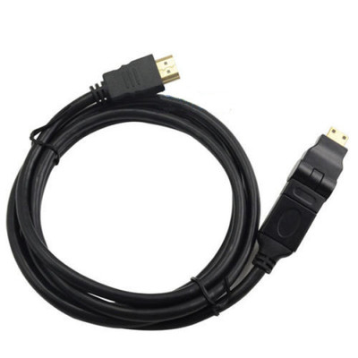 6ft HDMI Mini 360 Angle Rotat Male to A Male Adapter Extende