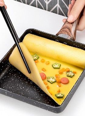 Frying Pot Grill Pan Black Non-stick Pan Fry Egg Pancake