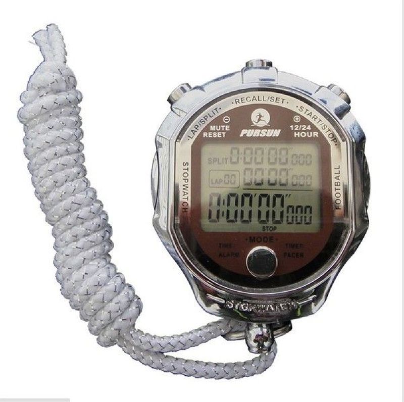 Digital Sport Stopwatch Timer with Large LCD Display