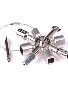 Plumber Key Triangle for Gas Electric Meter Cabinets Bleed R