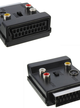 21p male female SCART Europe plug into AV terminal switching