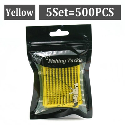 5Set=500PCS Carp fishing lure hair small rig bie stop dumbel