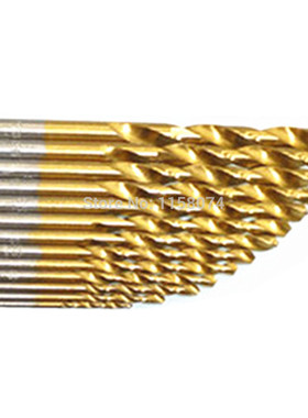 13pcs Coated Hss Twist Drill Bit Set 1.5mm-6.5mm Metric Spir
