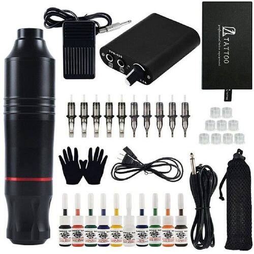 1 Set Tattoo Machine Portable Tattoo Pen Set Rotary Makeup