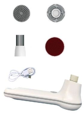 Electric Spin Scrubber Brush for Cleaning Tiles, Dishes,