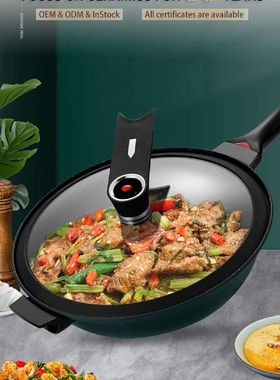 Different Size Non-stick Fried Rice Egg Frying Pan Wok
