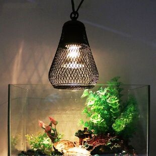 Reptile Heat Lamp Metal Mesh Lamps Fixture Lampshade UVA