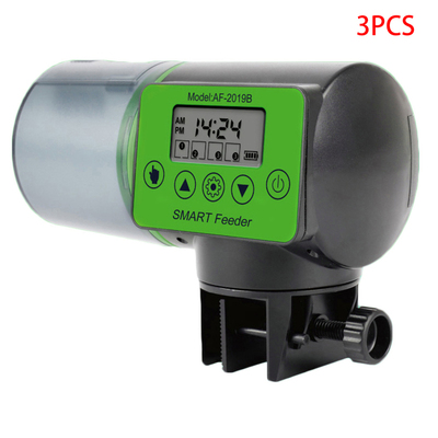 3 PCS fish tank automatic feeder intelligent timing