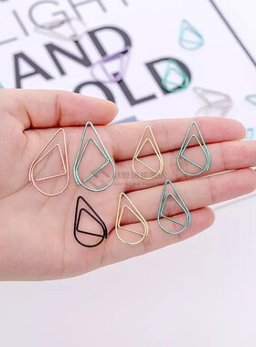 Free shipping 50 pcs/lot paperclips colorful binder clips of