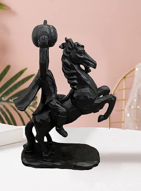 Headless Horseman Statue Resin Horror Headless Horseman