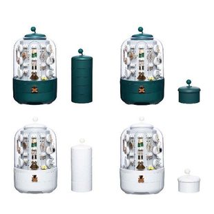 Jewellery Organizer Rotating Box with 39 Hooks Small Items