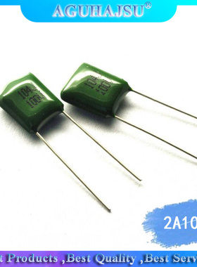 50PCS 2A104J  2A104 100V 0.1UF 100nF Polyester Film capacito