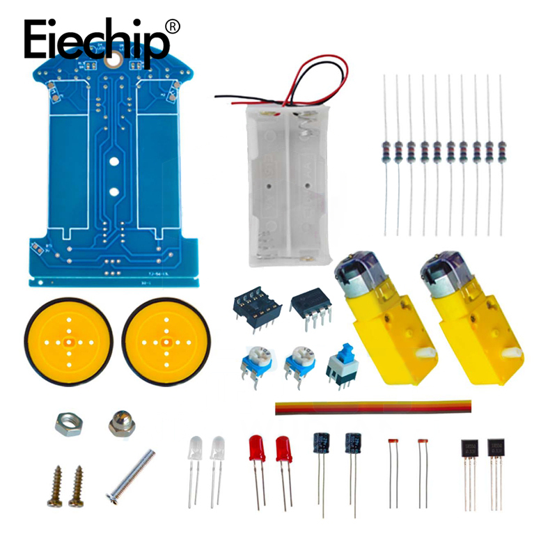 1 set D2-1 Smart Tracking Car Kit Intelligent Tracking Line