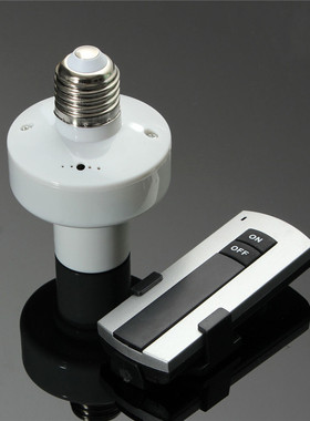 10M E27 Screw Remote Control Bulb Holder Cap Socket SwitchOn