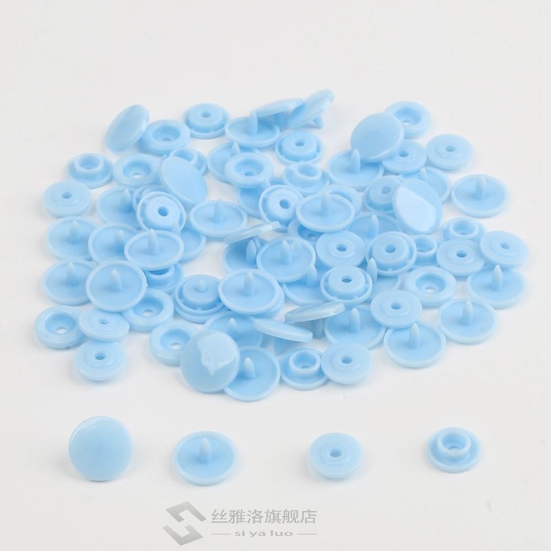New 50  KAM T5 12MM Round Plastic Snaps Button Fasteners Qui