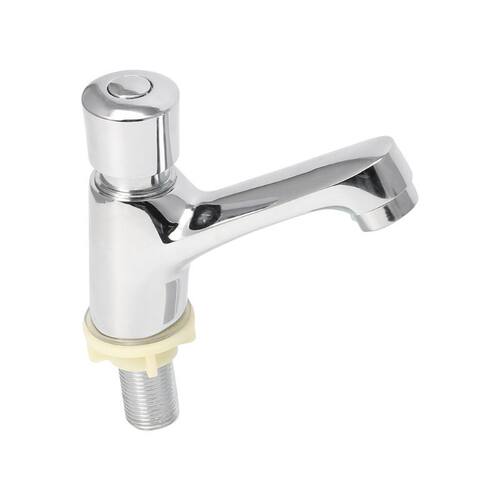 Auto Self Closing Water Saving Tap Bathroom Basin Cold Fauce