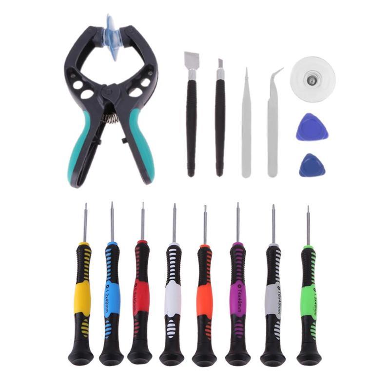 17 in 1 Suction Plier Set Repair Tool Kit for iPad iPhone Sa