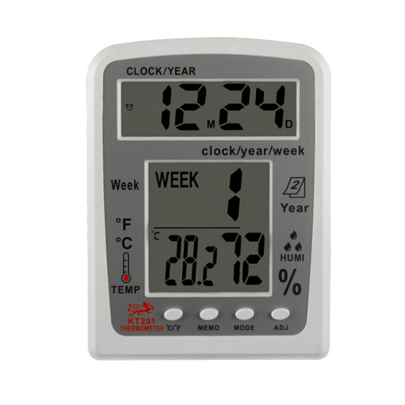 LCD Weather Station Thermometer Hygrometer Temperature Humid