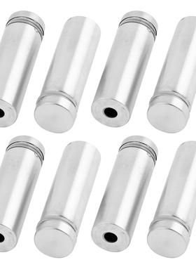 8 Pcs Standoff Pins Screw Glass Frame Hanger 16mmx50mm