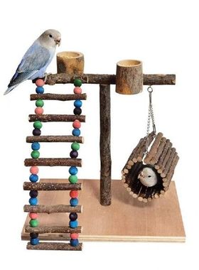Safe Bird Roost Fall-resistant Teeth Grinding Playing Toy