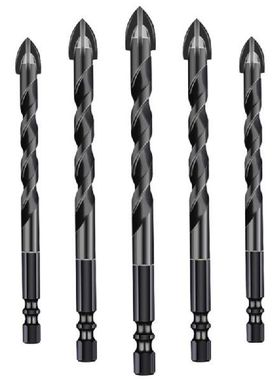 Cross Hex Tile Bit Set 5/6/8/10/12mm Installed in the Hand