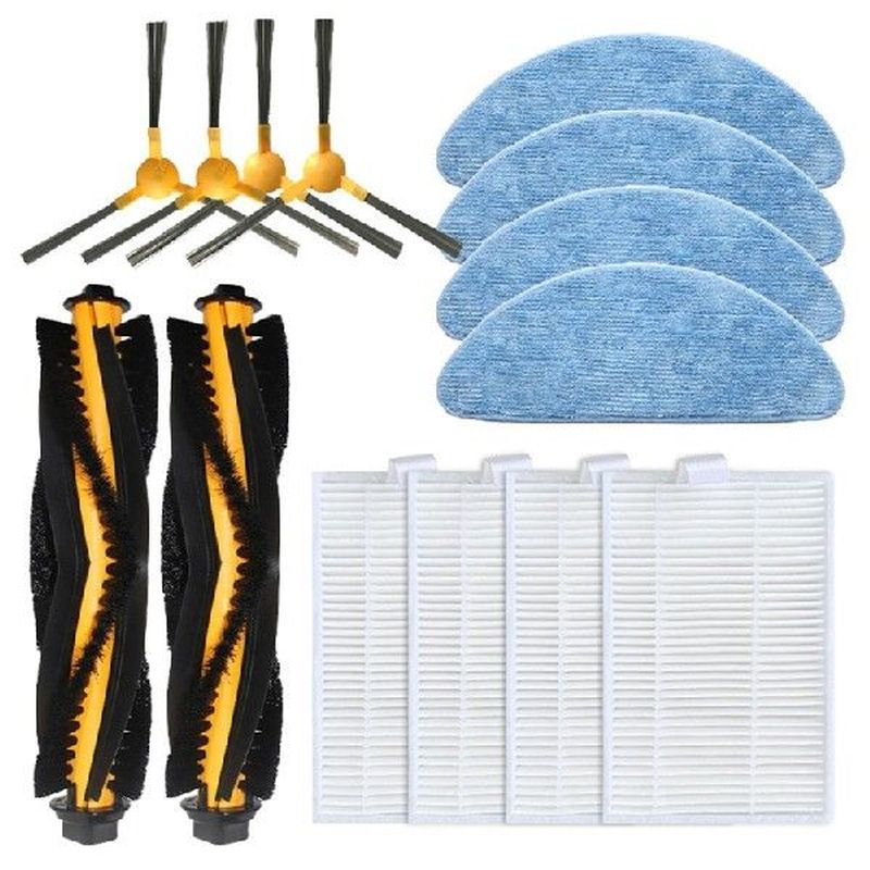 Main Side Brush Filter And Mop Cloth For LIECTROUX C30B