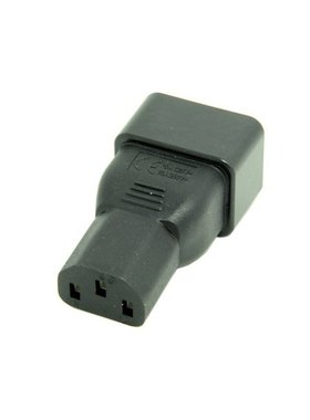 IEC320 Female C13 to Male C20 Power Mains Extension Adapter