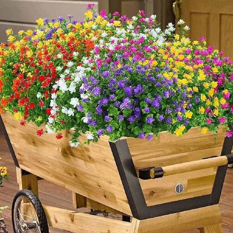 5 branches artificial flower plastic fake flower ornaments