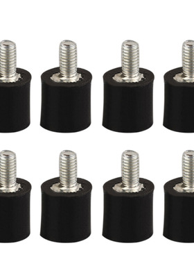 8pcs M3 Male Female Anti Vibration Rubber Isolator Mounts Bo
