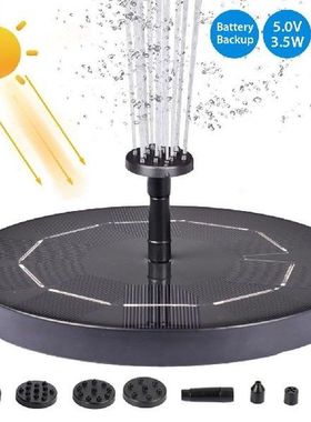 Solar Power Water Fountain Pump Solar Fontein Bird Bath