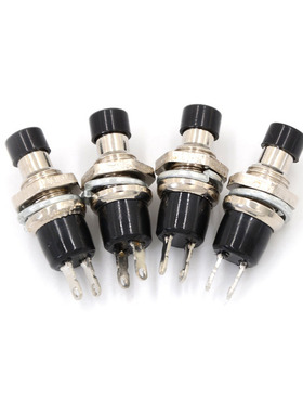 4pcs Mini Momentary Reset button switch Lockless Push Butto