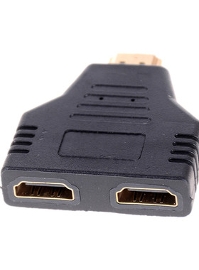 1080P HDMI Male to 2 Female 1 In 2 Out Splitter Adapter Prot