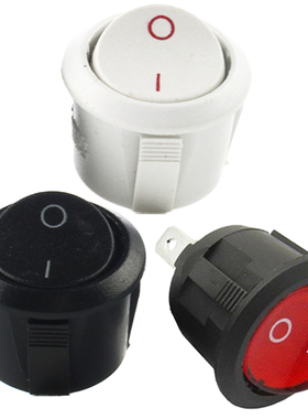 10pcs AC 6A 10A 250V On Off SPST Round Boat Rocker Switch Bl