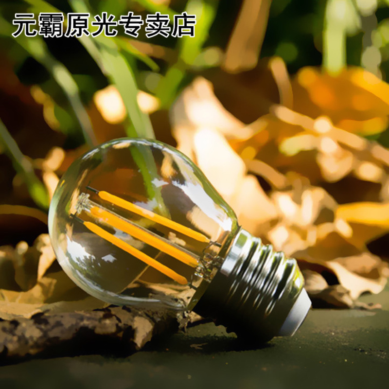 G45 LED Filament Ball Bulb E27 220V 2W 4W 8W Retro Loft Styl