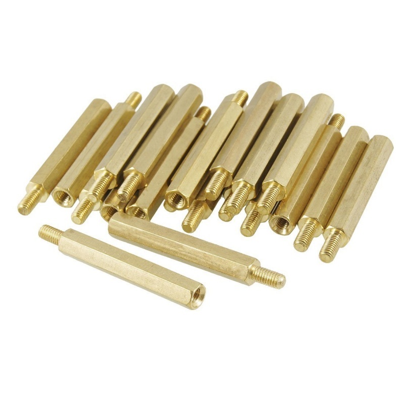 20 connectors for printed wiring board stand off brass, leng