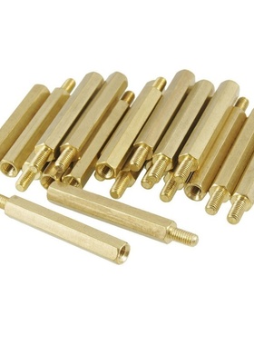 20 connectors for printed wiring board stand off brass, leng