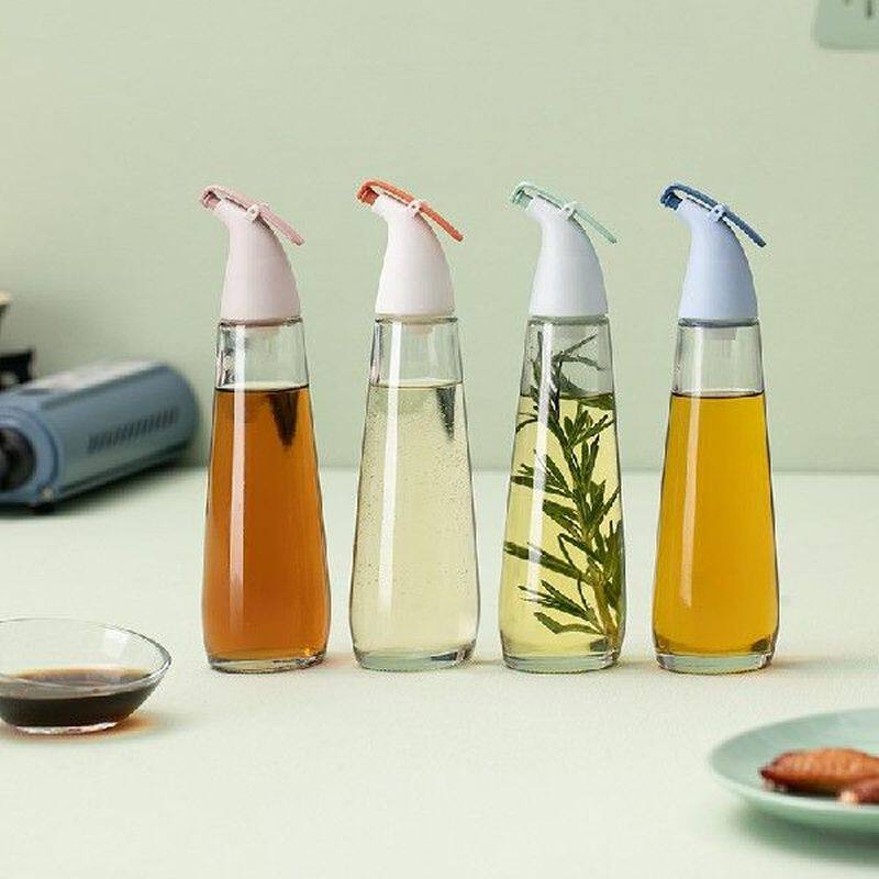 1pc cooking seasoning oil bottle sauce bottle glass storage