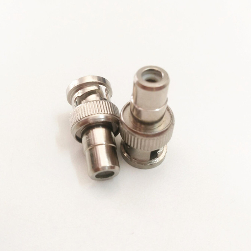 10Pcs CCTV Connector Plug BNC Male to RCA Female Jack Video