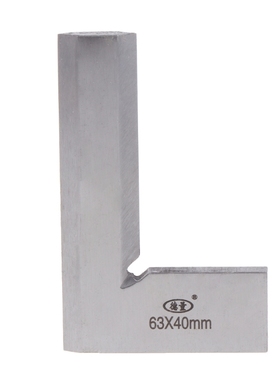 63x40mm Try Square Ruler Angle Broadside L-Shaped 90 Degree