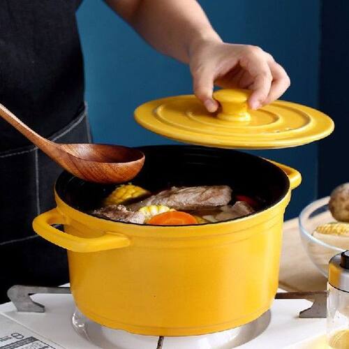 3L Ceramic Saucepan Cookware Classic Colorful Enamel